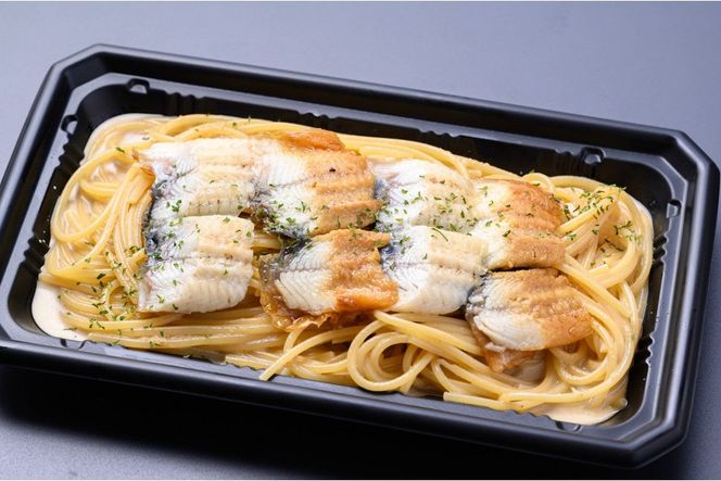 「カニ屋が作る　海のパスタ」 スパイシー二重奏ウナギパスタ　山椒入り　5皿セット UO01008