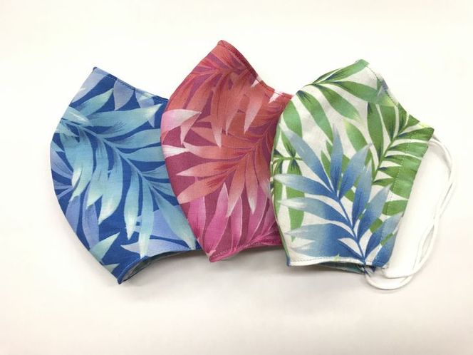 キャシー中島のキルトキット　ココヤシとホヌのクッションとマスクキット（3個）セット