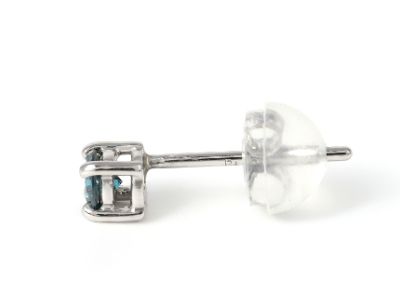 ブルーダイヤ ピアス 0.2ct E281BD-Pダイヤ プラチナ ジュエリー アクセサリーレディース ギフト 贈り物 プレゼント 記念日 ケース付 鑑定書 保証書 華奢[C2204]
