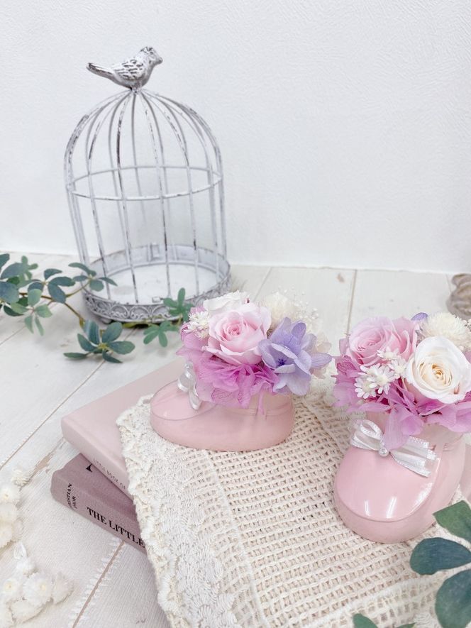 AJ008-1 プリザーブドフラワーアレンジ 【スウィートベイビー】 春日部市 シュガーパイン