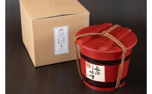 二代目礼治味噌「あわせ」化粧樽入り_29068A