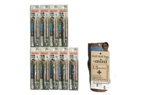 【竹灯りスターティングキット】竹用ドリル9本＋ドリルロールバッグminiセット