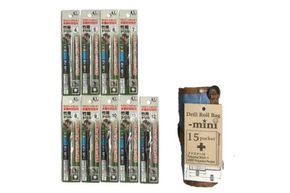 【竹灯りスターティングキット】竹用ドリル9本＋ドリルロールバッグminiセット