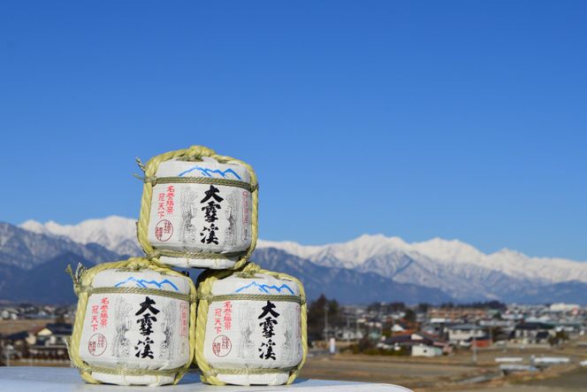 天然雪解け伏流水使用！】日本酒 大雪渓 蔵元セット 1.8L x 2本