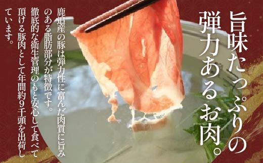 鹿追豚しゃぶしゃぶ用（鹿追豚Cセット） 360g×5 SKA006