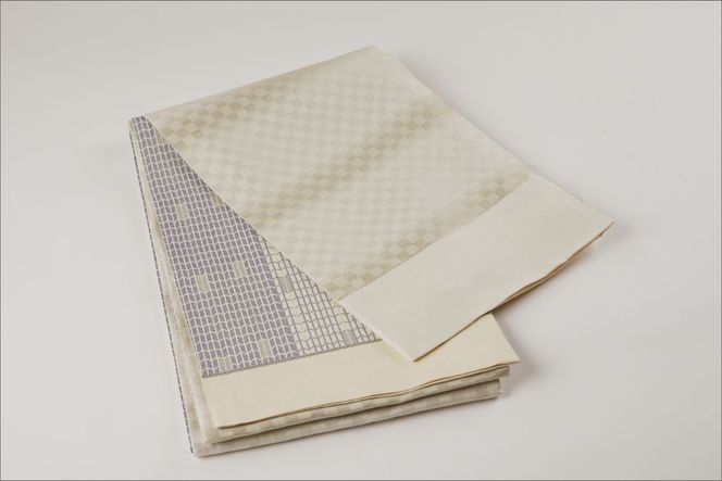 丹後帯　京袋帯「三椏古事記文」　FY00087