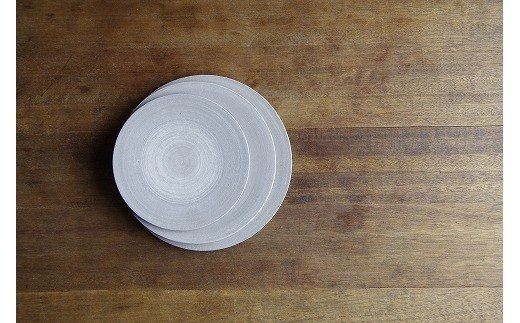 【天然素材100％の手仕事】CONCRETE CERAMIC Plate L 036001