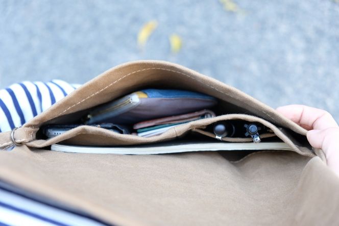 SIRUHA　パラフィン帆布製サコッシュ S-11