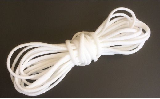 [P054] マスクゴム（リリヤン8本針）4mm×150m