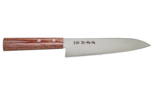 H20-50 兼常作 モリブデン鋼 DSR-1K6 赤合板丸柄 剣型包丁 180mm ～よく切れる ステンレス 使いやすい シンプルなデザイン 職人業 職人魂 関の刃物 海外でも人気 KC-362～