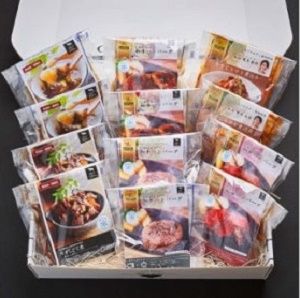 無添加お惣菜の肉肉ギフトセット/6種類各2個のセット　一人暮らし 冷凍 レトルト 電子レンジ 詰め合わせ 長期保存 備蓄 和食 おかず 時短 贈り物 ハンバーグ 牛すじ
