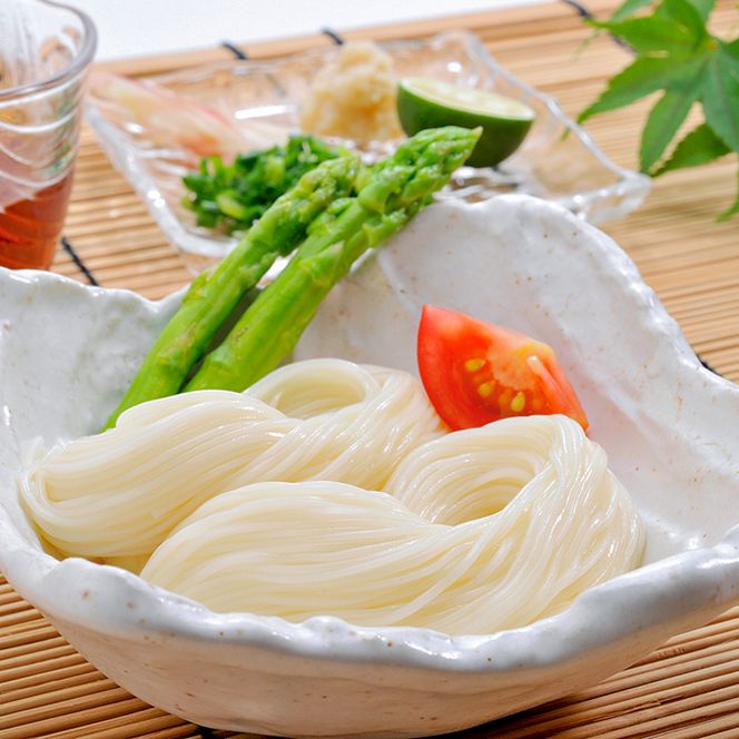 【九州産小麦粉使用】島原 手延べそうめん 9kg 南島原市 / のうち製麺 [SAF039]