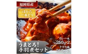 うまとろ！家族が喜ぶ、はかた一番どりの手羽煮2種類セット