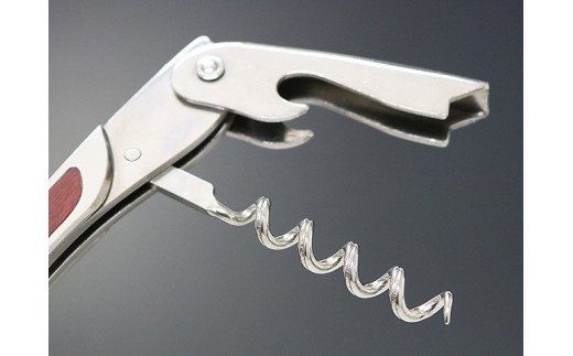 H35-08 Mate ソムリエナイフ ワインレッド合板（FT300/WR） ～メイト ワイン オープナー 栓抜き コルク抜き コークスクリュー ギザ刃 ヴィンテージワイン 関の刃物～