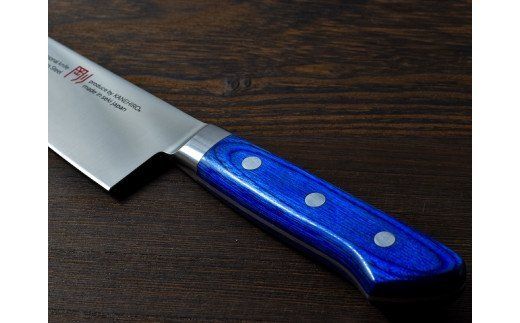 H44-25 剛シリーズ 牛刀包丁 210mm 木製鞘付き【左利き用】