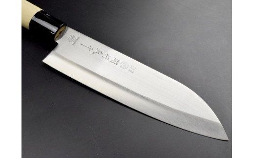 H7-167 関鍔蔵作 白木 三徳包丁