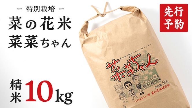 【 先行予約 】【 10月 発送開始 】 令和6年産 コシヒカリ ( 精米 10kg ) 特別栽培 菜の花米 「菜菜ちゃん」  米 こめ ごはん ご飯 白米 国産 茨城県産 新生活 プレゼント 新生活応援 必要なもの 便利 おすすめ 消耗品 一人暮らし 二人暮らし 必要 こしひかり おいしい お土産 ギフト 贈答 おみやげ [H006-NT]