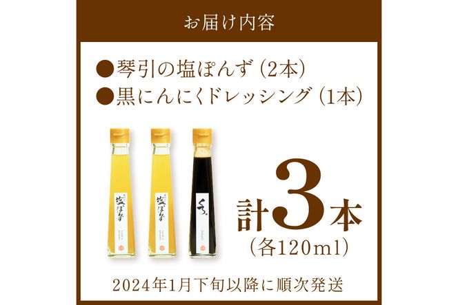 発酵熟成フルーツガーリックを使った「黒にんにくドレッシング」＆琴引