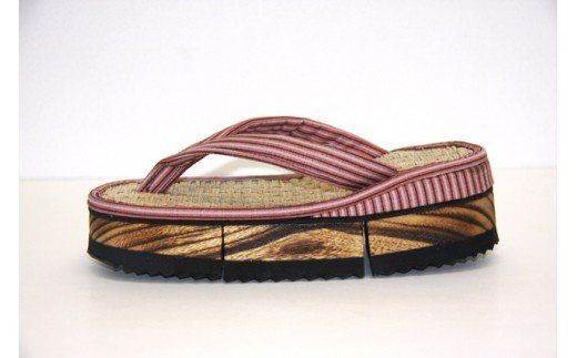 呉服屋さんの七島イ焼桐下駄（レギュラータイプ）_29014C