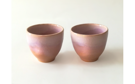 C093 萩焼小さめ急須・湯呑セット