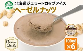 2336. くりーむ童話 カップアイス ヘーゼルナッツ 100ml×6個 アイスクリーム アイス スイーツ 牛乳 ミルク 贈り物 gift ギフト プレゼント 詰め合わせ 送料無料 北海道 弟子屈町