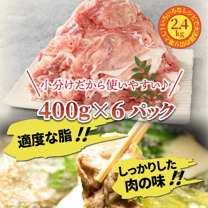 味も量も自信あります!!大分県産豚切り落とし2.4kg_0244N