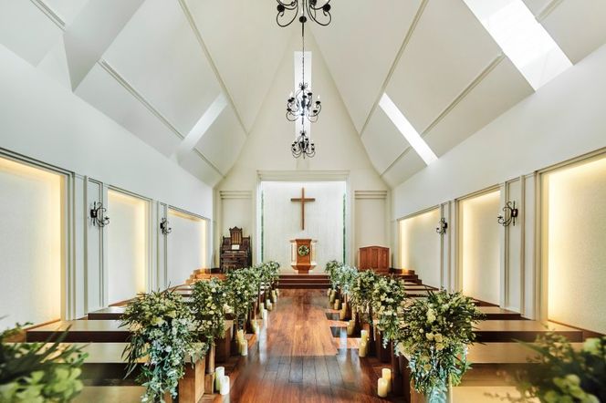 099H055 木の教会 本格教会式 挙式プラン