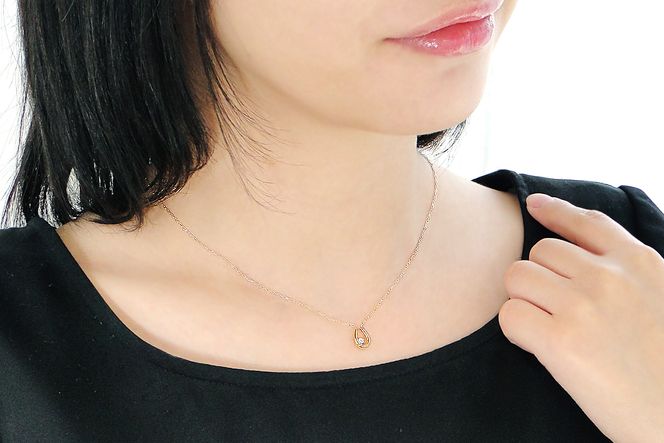 0.05ct】K18YG 馬蹄 一粒ダイヤモンドネックレス EmN0022 0.05ct】K18YG 馬蹄 一粒ダイヤモンドネックレス EmN0022