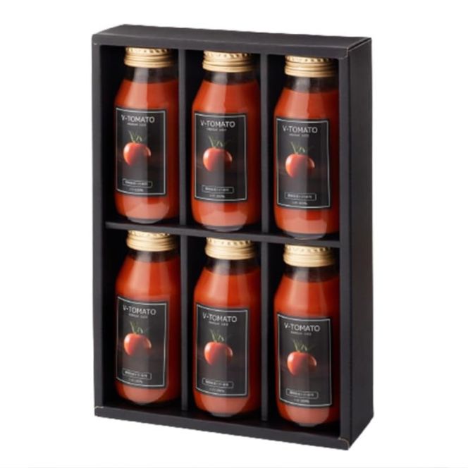 フルーツトマトジュース180ml（V-TOMATOジュース）6本セット【野菜　飲料　高糖度】 ※着日指定不可