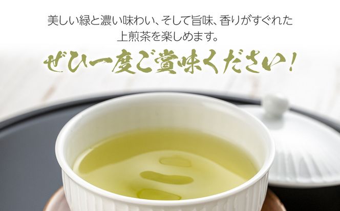 福岡銘茶八女茶 急須要らずのお手軽セット(便利なチャック付)