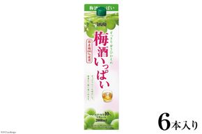 BF170 タカラ「梅酒いっぱい」2L紙パック 6本入