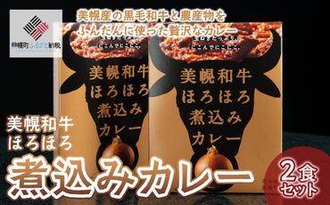 美幌和牛ほろほろ煮込みカレー 2食セット BHRG053
