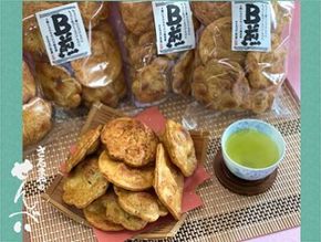 さ志まやの煎餅“B煎”84枚(箱入り) S31