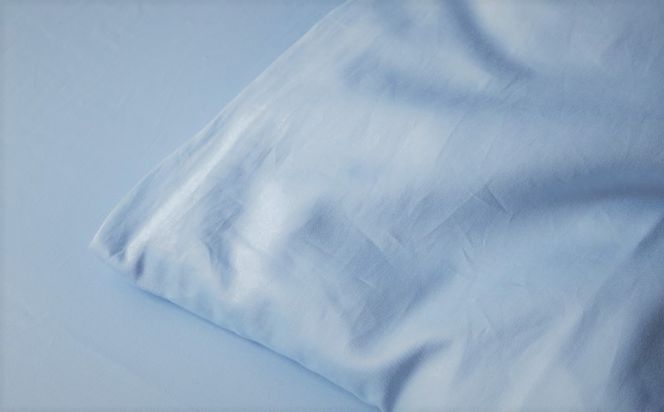 HB054 コットンサテンさらっと掛けふとんカバー　＜セミダブルサイズ＞　【ブルー】