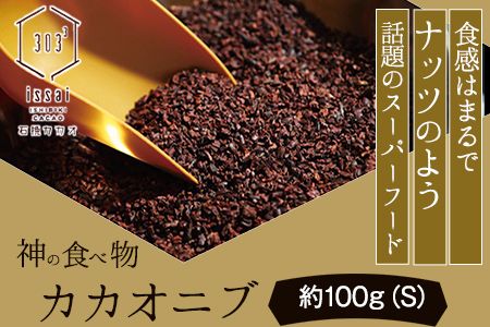 神の食べ物 カカオニブS 100g 石挽カカオissai [30日以内に出荷予定(土日祝除く)] 岡山県 矢掛町 スーパーフード カカオ豆 スイーツ デザート---iosy_ishicacao_30d_25_9000_s---