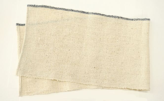 308.手つむぎ絹のボディタオル・ハンドタオルセット