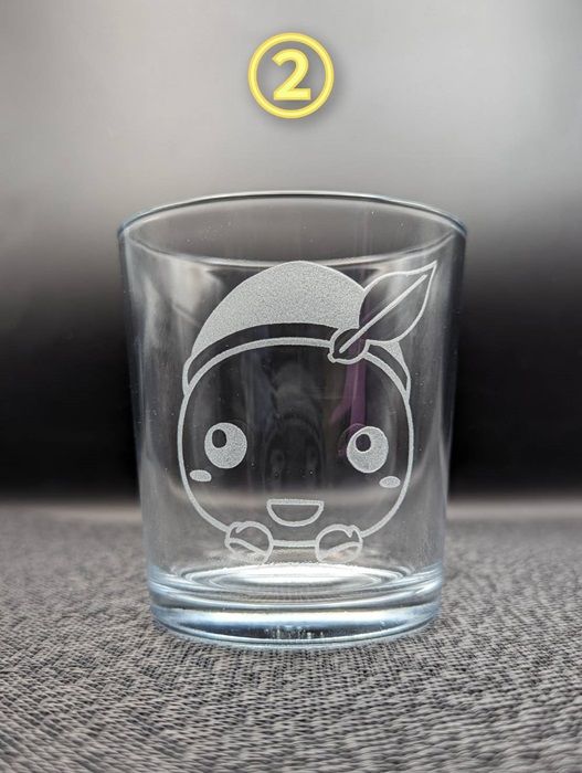 【毛呂山町マスコットキャラクター】もろ丸くんタンブラーグラス（２個セット）