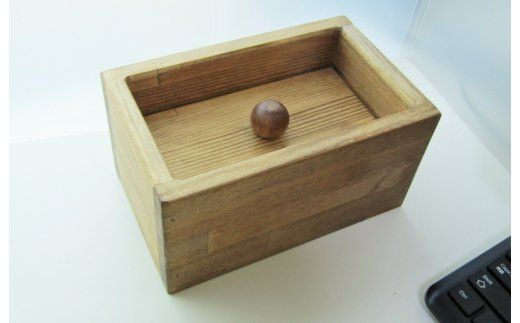 099H2097 手作り木製マスクストッカー（ダークウォルナット）