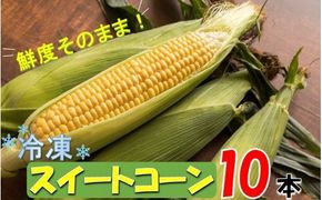 美味しさそのまま！まるごと冷凍スイートコーン 10本_1980R