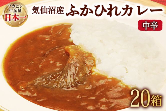 気仙沼産 ふかひれカレー 180g×20箱 / 気仙沼市物産振興協会 / 宮城県 気仙沼市 [20560137] カレー レトルト かれー 食品