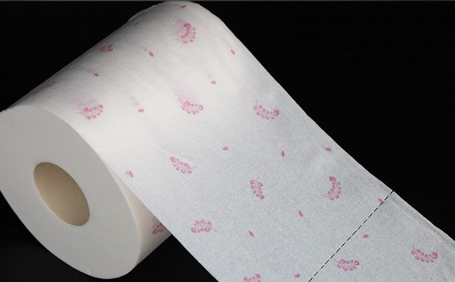 トイレットペーパー詰め合わせ24パックセット（藤の香り＆黒バラの香り / 96ロール）