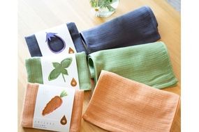 099H2971 雫～SHIZUKU～キッチンタオル 7枚【泉州タオル 国産 吸水 普段使い シンプル 日用品】