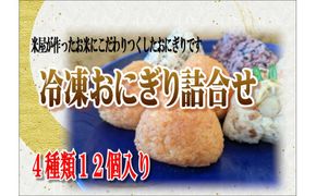 米専門店が作る「冷凍おにぎり詰め合わせ」4種類12個【0tsuchi01164-202411】