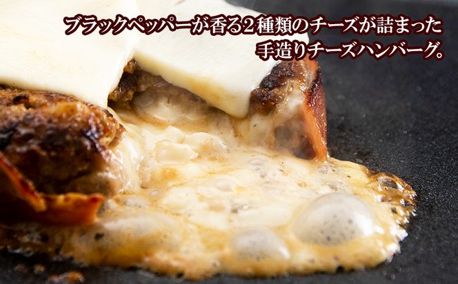 定期便6カ月 お楽しみ 白老牛 2種 食べ比べ ハンバーグ セット 合計10個 モッツァレラ ベーコン 網脂 特製ソース 手造り BY107