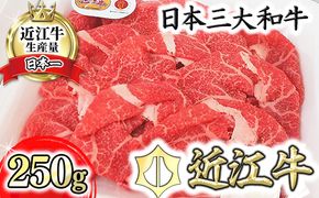 【A4等級以上】近江牛モモすき焼用切落し 250g【DG22U】