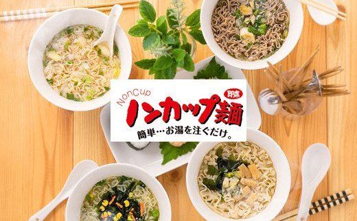 G10-09 お湯を注ぐだけ！ノンカップ麺詰合せ20食（4種×5食）～そば・うどん・らーめん（醤油・塩）、インスタントラーメン 非常食にも～