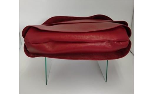 「鞄工房　香」フリルバック　赤 FAA3036
