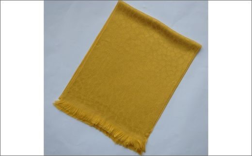 丹後ちりめん　シルク・ストール（イエロー）　TR00022