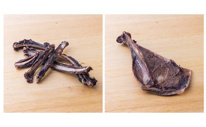 森のジビエ for PET 鹿あばら＆肩甲骨ジャーキーセット【中型・大型犬向け】ペットフード 犬 A-JK-A14A