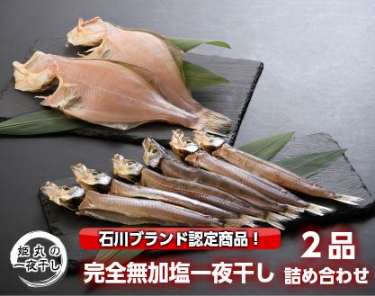 [C018_N1] [5月〜6月発送]姫丸の完全無加塩一夜干し2品詰め合わせ